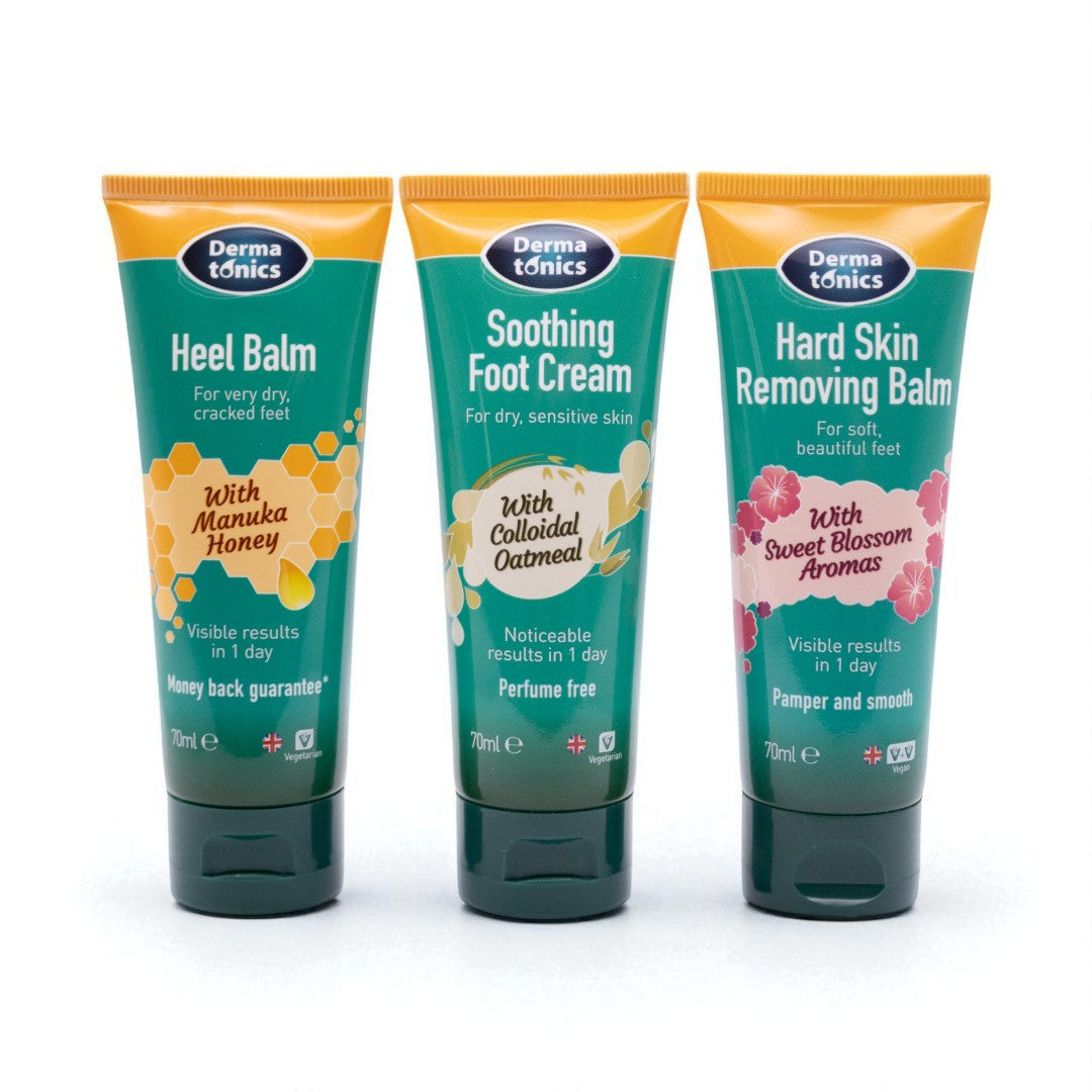 Foot Care Trio Pack 70ml - Natural Care
