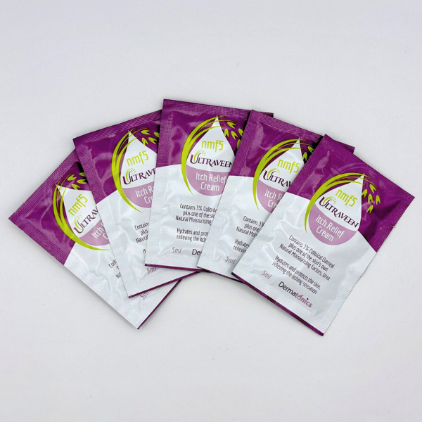100 x Ultraveen Itch Relief Cream Sachet 5ml