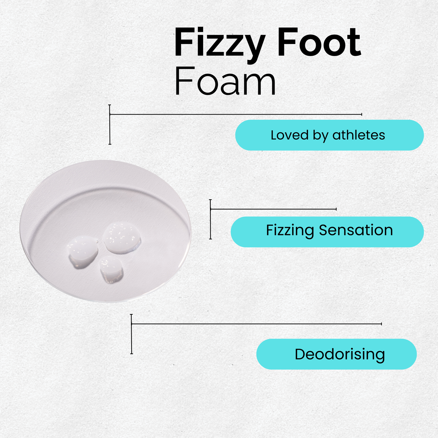 Deodorising Fizzy Foot Foam