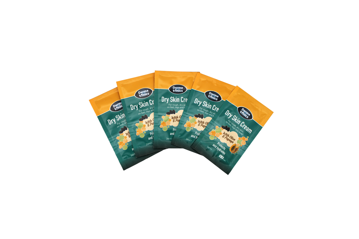 50 x Natural Care Dry Skin Cream Sample Sachet 2ml