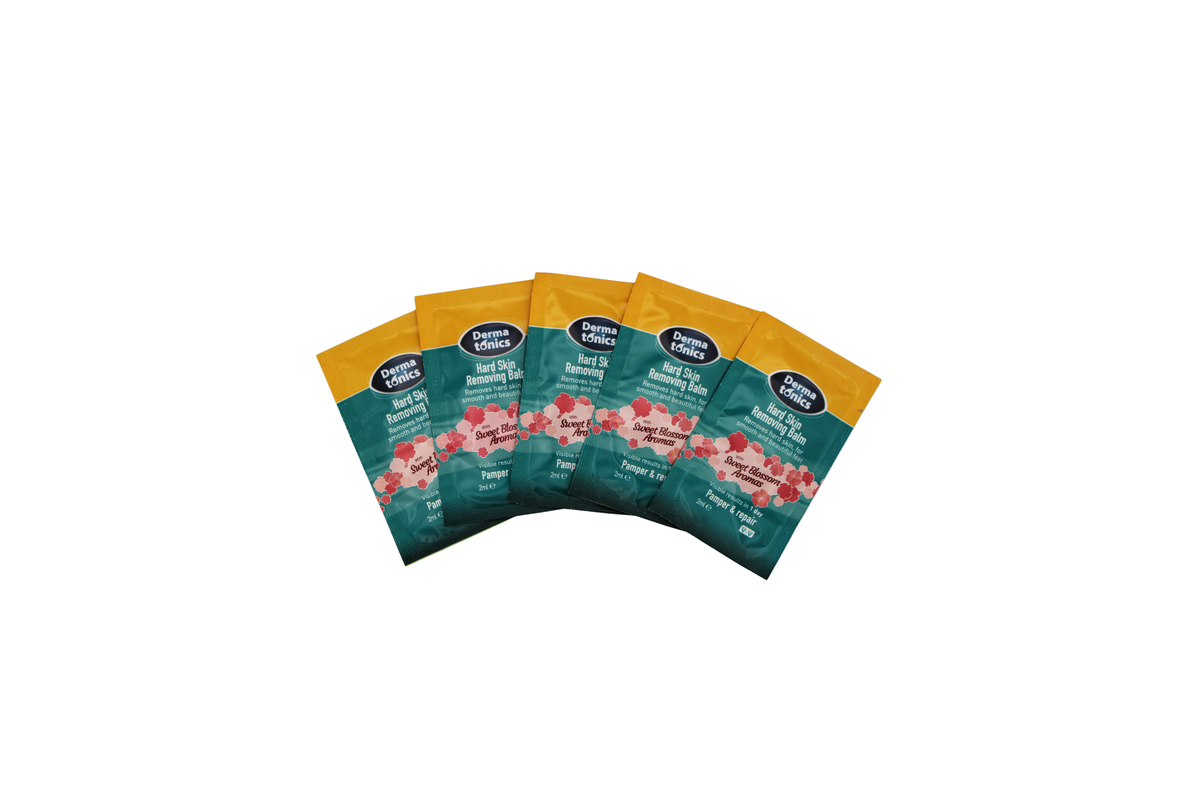 100 x Natural Care Hard Skin Balm Sample Sachet 2ml