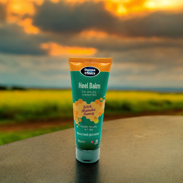 Heel Balm with Manuka Honey Results in 1 day for dry cracked heels 70ml Dermatonics