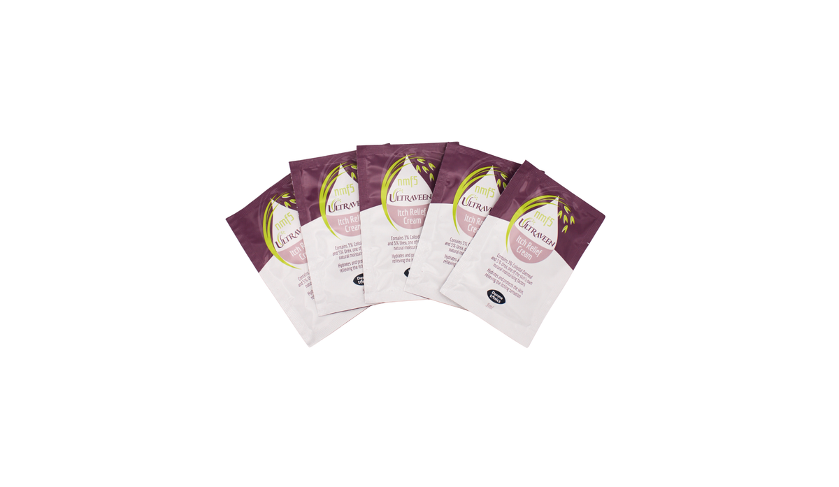 100 x Ultraveen Itch Relief Cream Sachet 5ml